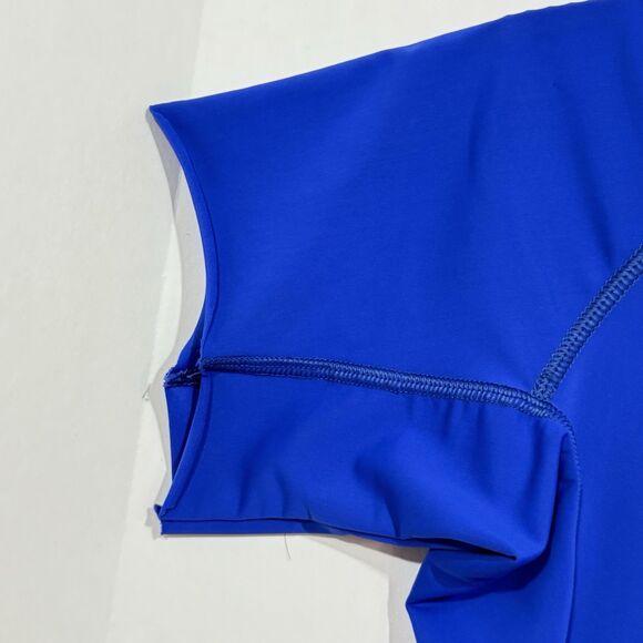 Mens Kekly’s Surf Shop Rash Guard Shirt Short Sleeve Compression Size M Blue - Picture 8 of 16